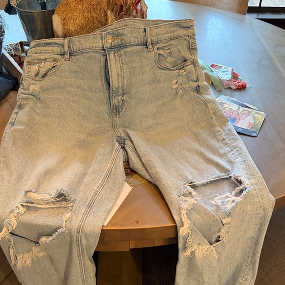 Maurices, American Eagle, Lee, Light Blue Distressed Skinny Jeans for Women - Picture 6 of 6